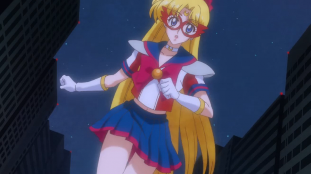 Sailor V saving the day before Sailor Moon arrives!